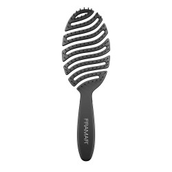 Щетка для волос распутывающая Framar Flex Brush Black гибкая Черная 30300 Щетка для волос распутывающая Framar Flex Brush Black гибкая Черная 30300