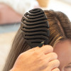 Щетка для волос распутывающая Framar Flex Brush Black гибкая Черная 30300