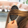 Щетка для волос распутывающая Framar Flex Brush Black гибкая Черная 30300