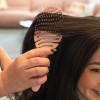 Щетка для волос распутывающая Framar Flex Brush Champagne гибкая Шампань 30301