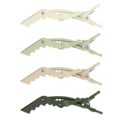 Зажим Framar Neutrals Sage с прорезиненным покрытием, 4 шт 91067