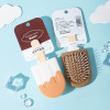 Расческа для волос детская Ice Cream Brush бежевый-коричневый ICB5
