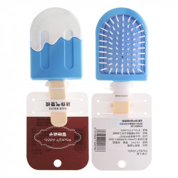 Расческа для волос детская Ice Cream Brush голубой-белый ICB4