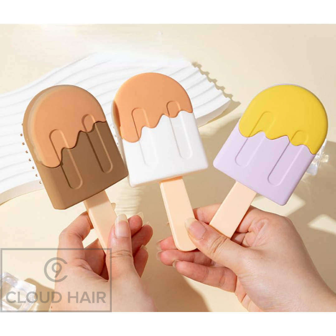 Расческа для волос детская Ice Cream Brush бежевый-коричневый ICB5 Расческа для волос детская Ice Cream Brush бежевый-коричневый ICB5