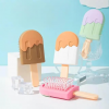 Расческа для волос детская Ice Cream Brush бежевый-коричневый ICB5