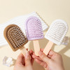 Расческа для волос детская Ice Cream Brush бежевый-коричневый ICB5